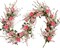Spring Floral Garlands – 5.9 Ft Artificial Daisy & Wildflower Garland with Green Leaves for Indoor/Outdoor Farmhouse Decor, Wedding Backdrop, Table, Window, Wall, and Party Decoration
